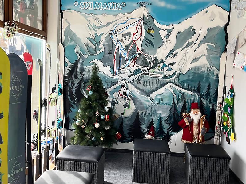 Ski hire shop Ski Mania Bansko in Pirin Str. 92A, Bansko