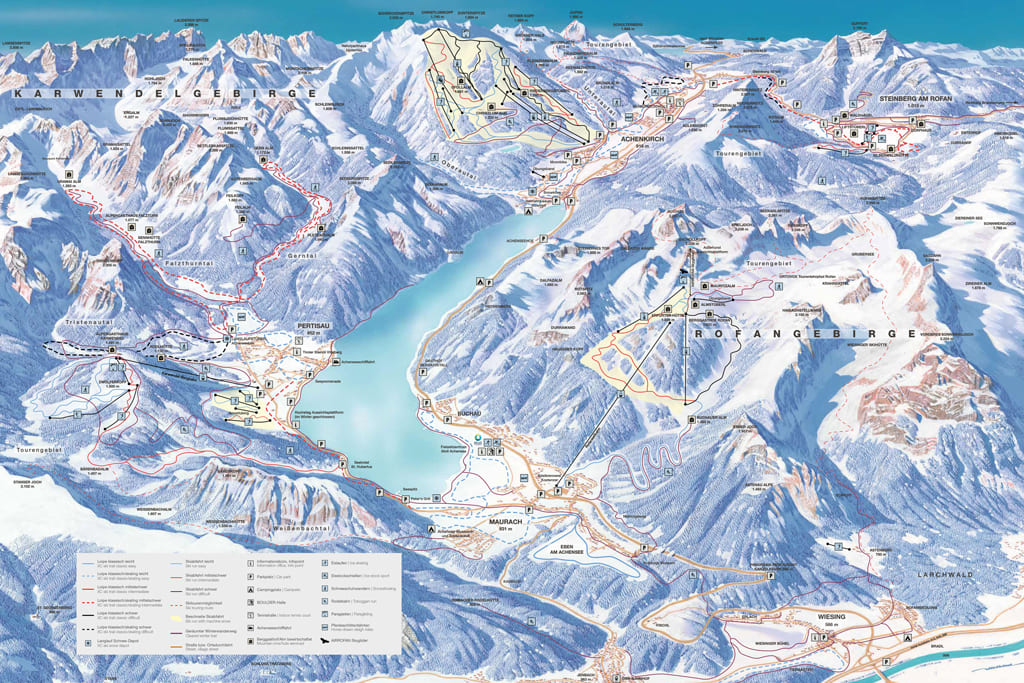 Skimap Pertisau am Achensee