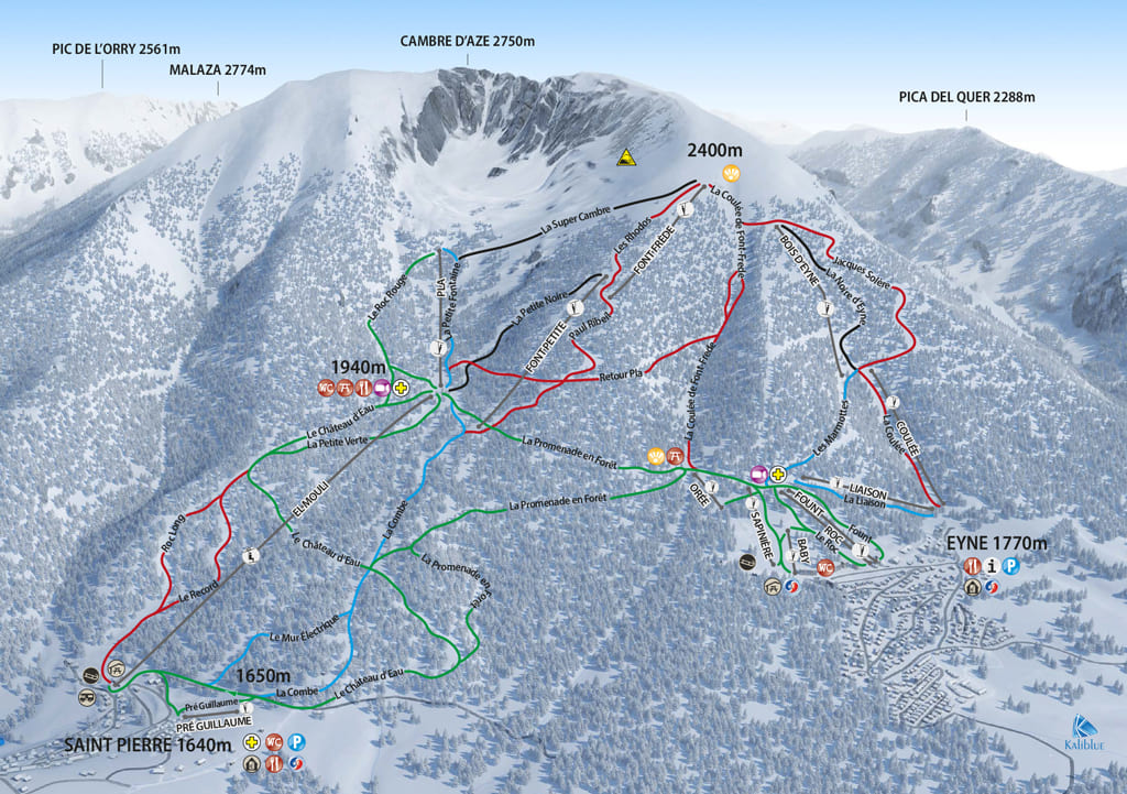 Skimap Saint Pierre dels Forcats