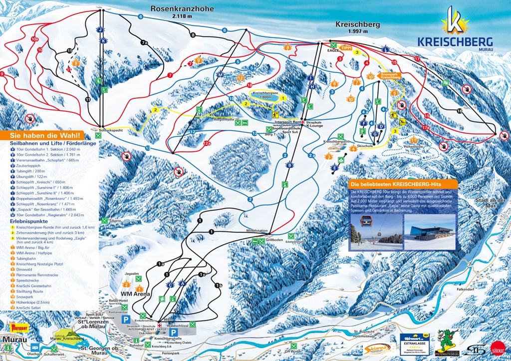 Skimap St. Georgen/Murau - Kreischberg