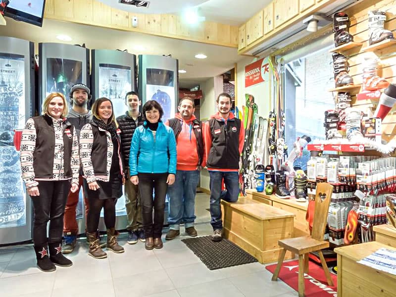 Ski hire shop Ravoir’Sports in Résidence La Madeleine, Saint Francois Longchamp