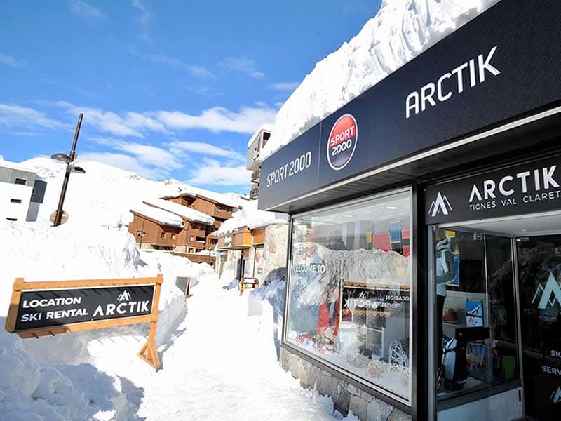Ski hire shop Arctik in Résidence Le Grand Tichot - Val Claret Centre, Tignes Val Claret