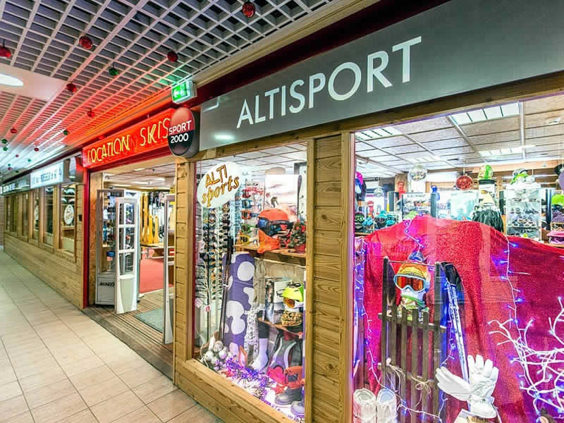 Ski hire shop Alti Sport in Résidence Mongie Tourmalet, La Mongie