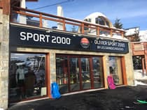 Ski hire shop Olivier Sports in Alpe d’Huez, Route du Signal (centre station)