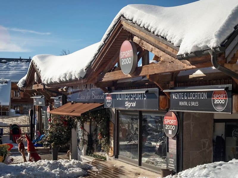 Ski hire shop Olivier Sports in Route du Signal (centre station), Alpe d’Huez