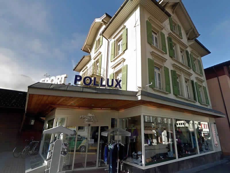 Ski hire shop Pollux Sport in Rudenz 32, Meiringen