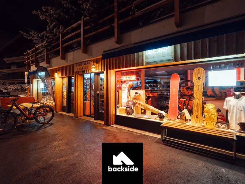 Ski hire shop Backside Verbier in Rue de Ransou 191b, Verbier
