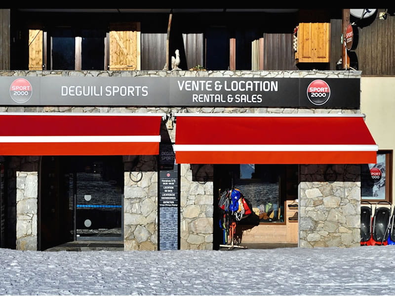 Ski hire shop Deguili Sports in Rue du Bourg, Bourg Morel n°1, Valmorel
