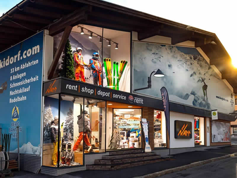 Ski hire shop Sporthaus Narr in Silvrettastrasse 178, See im Paznaun