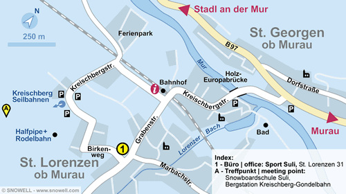 Resort Map St. Georgen/Murau - Kreischberg