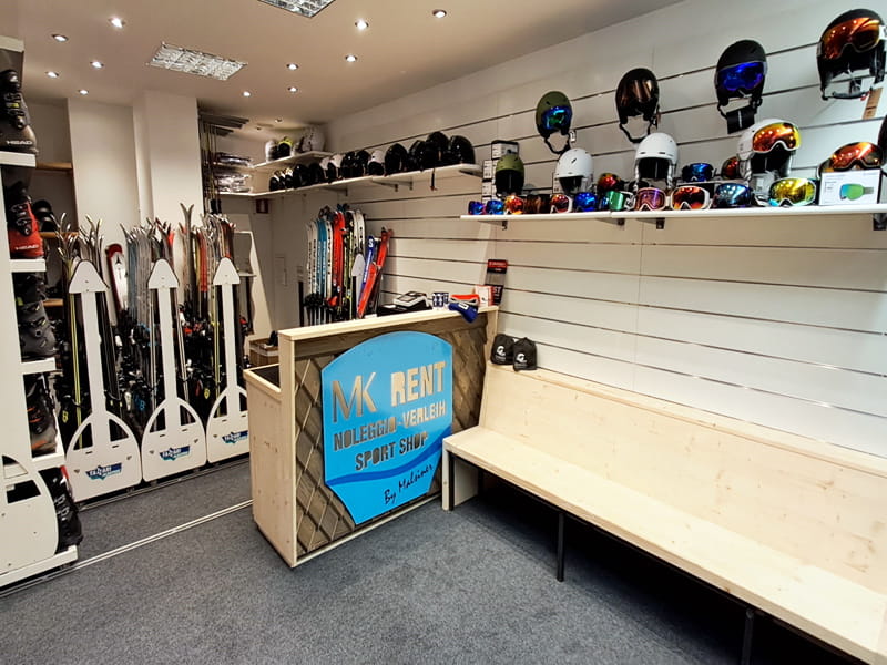 Ski hire shop MK Rent Ortisei in Strada Rezia, 127, St. Ulrich