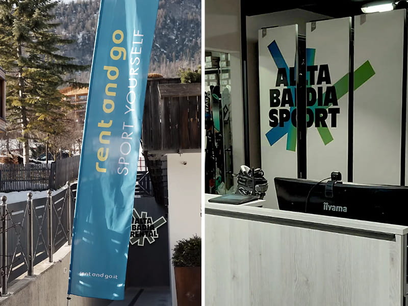 Ski hire shop Alta Badia Sport - Shop & Rental in Streda Colz 56, Alta Badia-La Villa/Stern