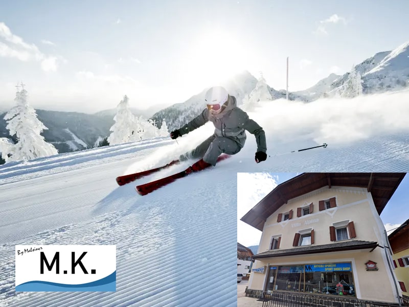 Ski hire shop M.K. Rent Center in Streda Dursan, 52, St. Christina - Grödental