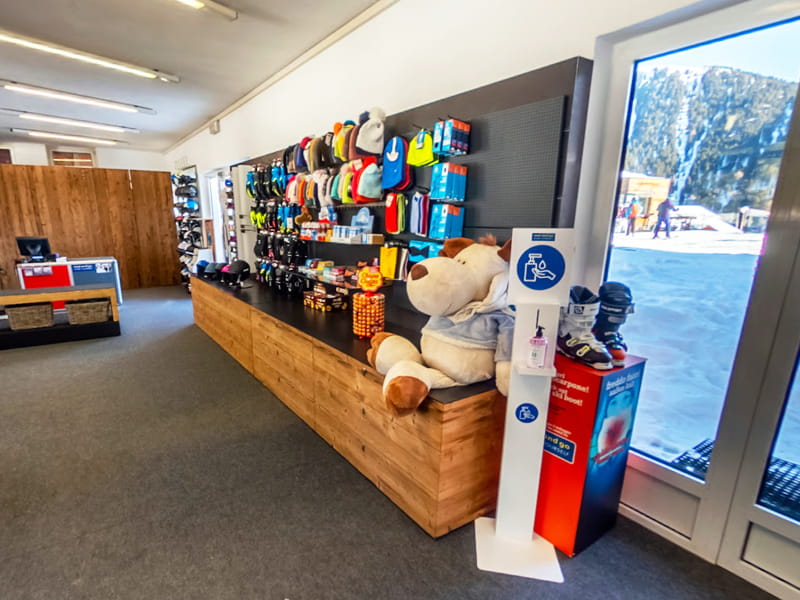 Ski hire shop Sportservice Erwin Stricker Skihütte in Talstation Gondelbahn Pfannspitz, Brixen
