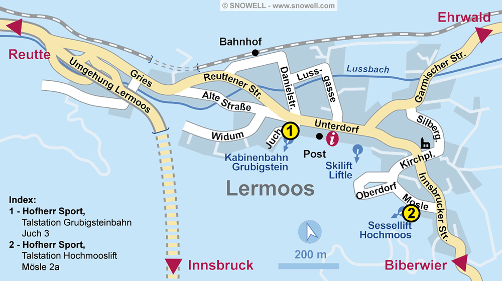 Ski Hire Lermoos | SNOWELL