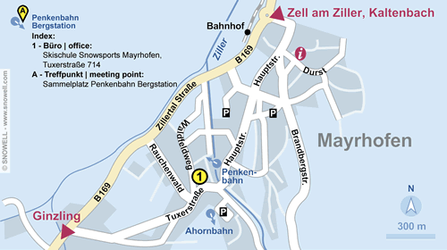 Resort Map Mayrhofen