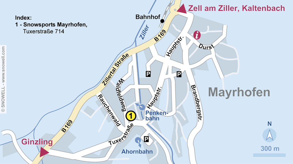 Ski Hire Mayrhofen SNOWELL