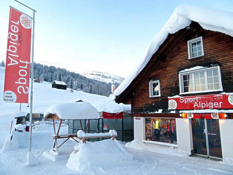 Ski hire shop Sport Alpiger in Vordere Schwendistrasse 16 - Talstation Sesselbahn Thur, Wildhaus