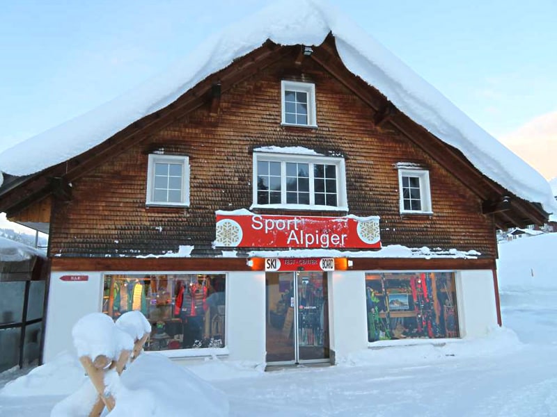 Ski hire shop Sport Alpiger in Vordere Schwendistrasse 16 - Talstation Sesselbahn Thur, Wildhaus