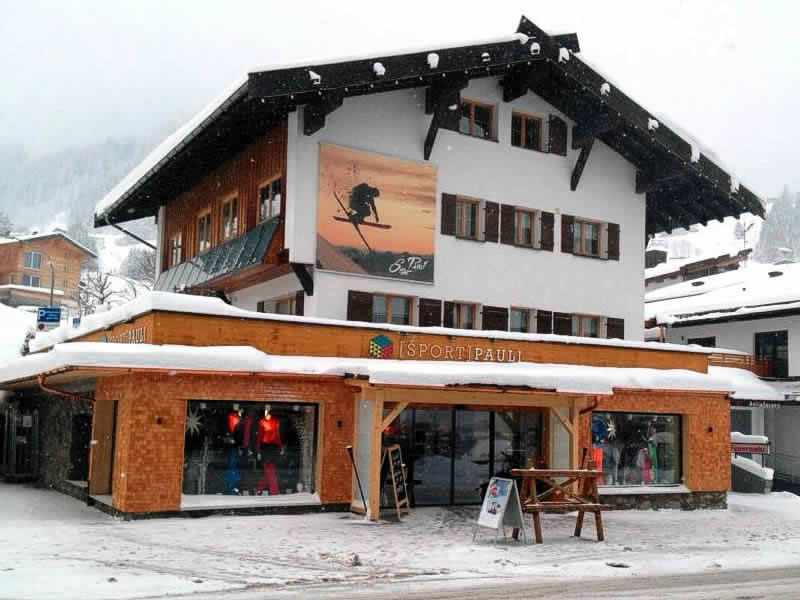 Ski hire shop Sport Pauli in Walserstrasse 270, Kleinwalsertal/Hirschegg