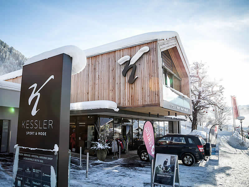 Ski hire shop Sport & Mode Kessler in Walserstrasse 73-75, Kleinwalsertal - Riezlern